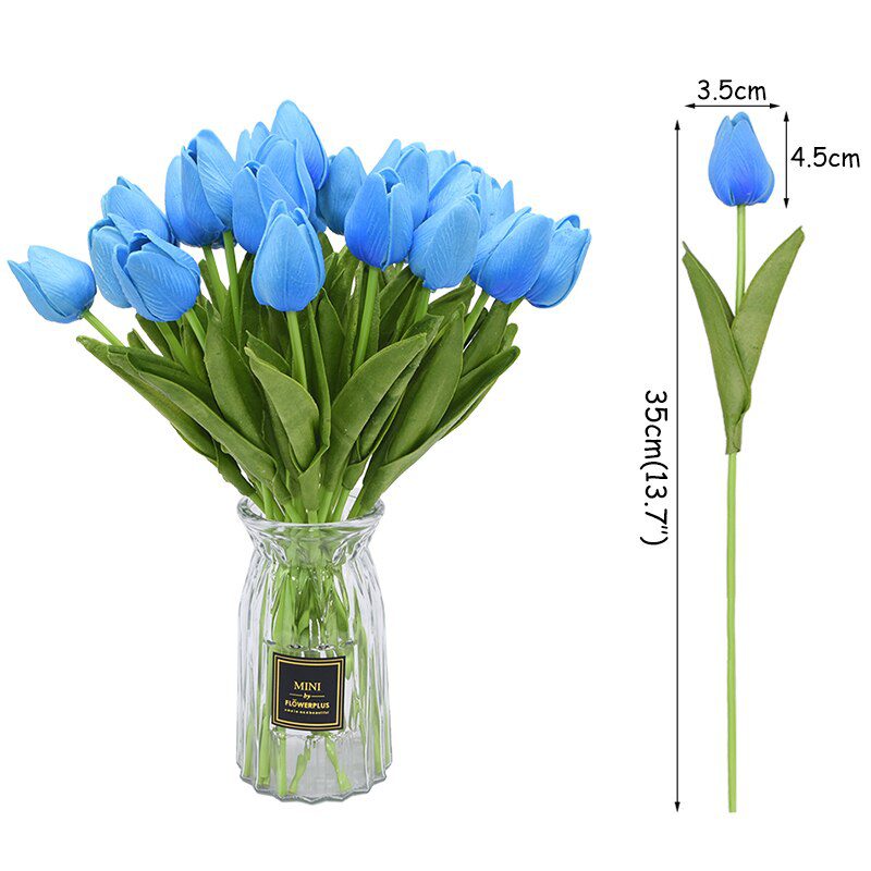10PCS Tulip Artificial Flower Real Touch Artificial Bouquet PE Fake Flower for Wedding Decoration Flowers Home Garden Decor 10PCS Tulip Artificial Flower Real Touch Artificial Bouquet PE Fake Flower for Wedding Decoration Flowers Home Garden Decor