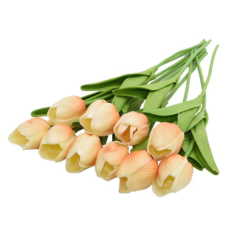 10PCS Tulip Artificial Flower Real Touch Artificial Bouquet PE Fake Flower for Wedding Decoration Flowers Home Garden Decor 10PCS Tulip Artificial Flower Real Touch Artificial Bouquet PE Fake Flower for Wedding Decoration Flowers Home Garden Decor