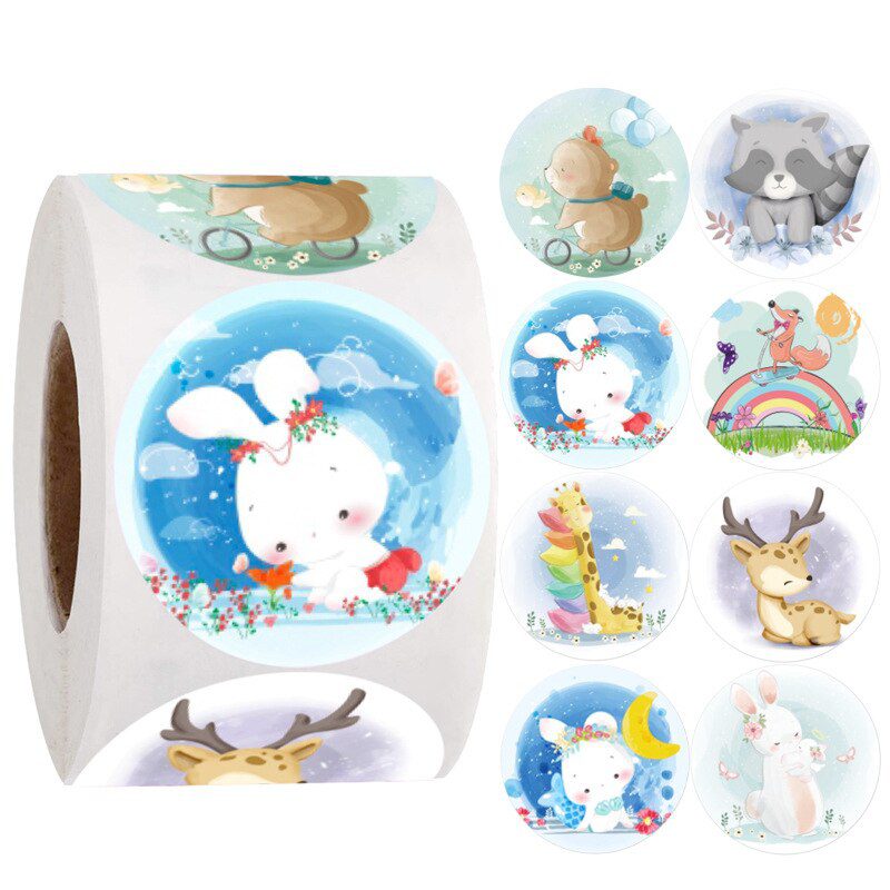 100-500PCS Reward Stickers for Kids Children Kindergarten School Encouragement Students Games Toy Animals Stationery Labels 100-500PCS Reward Stickers for Kids Children Kindergarten School Encouragement Students Games Toy Animals Stationery Labels