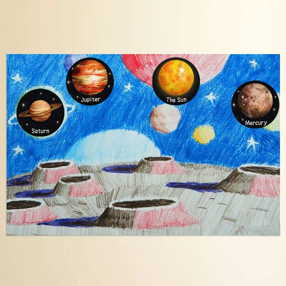 100-500PCS Solar System Planet Paper Sticker Outer Space Birthday Party Decor Sealing Label Kids Astronomy DIY Paper Tag 100-500PCS Solar System Planet Paper Sticker Outer Space Birthday Party Decor Sealing Label Kids Astronomy DIY Paper Tag