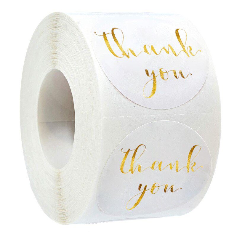 100-500pcs Round Clear Merry Christmas Stickers Thank You Card Box Package Label Sealing Stickers Wedding Decor Stationery 100-500pcs Round Clear Merry Christmas Stickers Thank You Card Box Package Label Sealing Stickers Wedding Decor Stationery