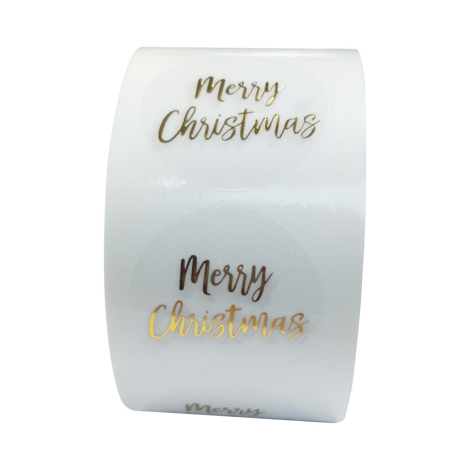 100-500pcs Round Clear Merry Christmas Stickers Thank You Card Box Package Label Sealing Stickers Wedding Decor Stationery 100-500pcs Round Clear Merry Christmas Stickers Thank You Card Box Package Label Sealing Stickers Wedding Decor Stationery
