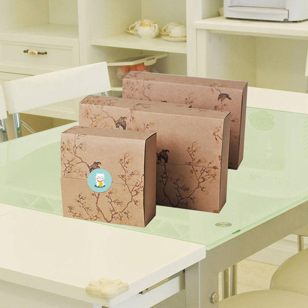 100-500pcs 1inch Cartoon Animal Children Sticker Label Thank You Cute Toy Game Sticker DIY Gift Sealing Label Decoration Supp