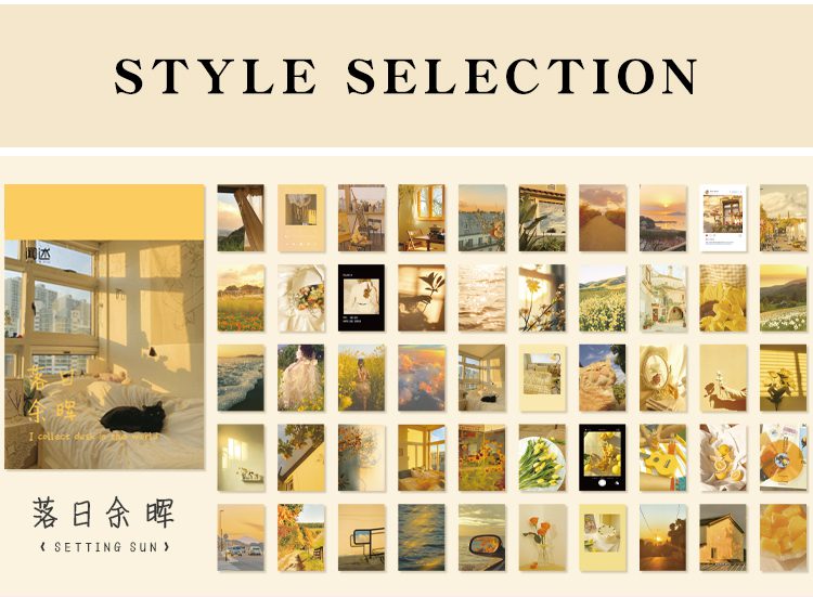 Journamm 50-366pcs Craft Vintage Scrapbooking Paper Kawaii Art Junk Journal Deco Sticker Natural Collection DIY Material Paper