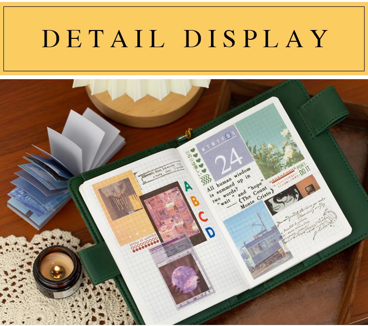 Journamm 50-366pcs Craft Vintage Scrapbooking Paper Kawaii Art Junk Journal Deco Sticker Natural Collection DIY Material Paper