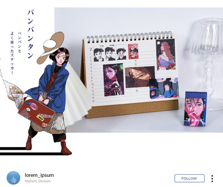 50 sheets Cute Galaxy girl Decorative ins Stickers Scrapbooking Stick Label Diary Album stationery painting Sticker Accessories