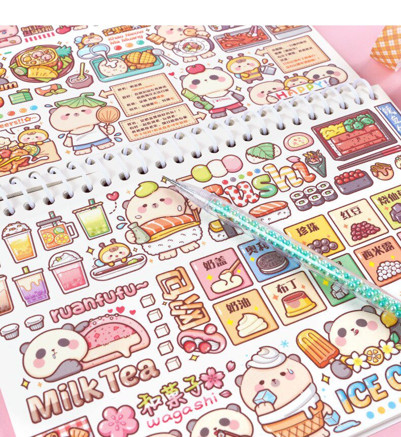 1pcs/1lot Decorative Adhesive Tapes Milk bear Food small Mochi Masking Tapes Scrapbooking DIY Paper Japanese Stickers 3m