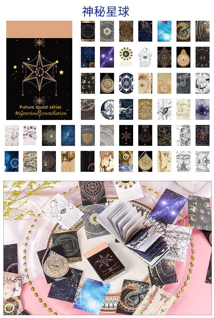 50pcs/1lot Kawaii Stationery Stickers cosmic starry sky Diary Planner junk journal Stickers Scrapbook Craft Sticker 50pcs/1lot Kawaii Stationery Stickers cosmic starry sky Diary Planner junk journal Stickers Scrapbook Craft Sticker