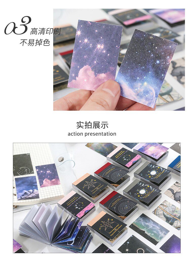 50pcs/1lot Kawaii Stationery Stickers cosmic starry sky Diary Planner junk journal Stickers Scrapbook Craft Sticker 50pcs/1lot Kawaii Stationery Stickers cosmic starry sky Diary Planner junk journal Stickers Scrapbook Craft Sticker