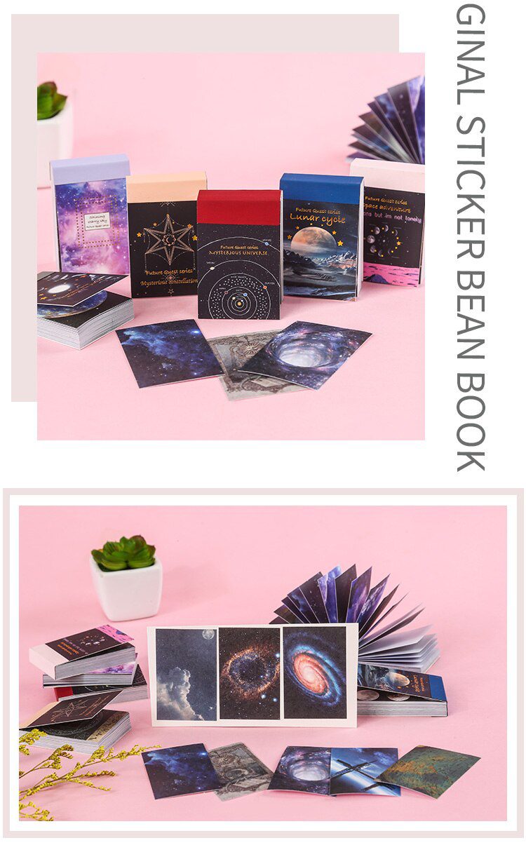 50pcs/1lot Kawaii Stationery Stickers cosmic starry sky Diary Planner junk journal Stickers Scrapbook Craft Sticker 50pcs/1lot Kawaii Stationery Stickers cosmic starry sky Diary Planner junk journal Stickers Scrapbook Craft Sticker