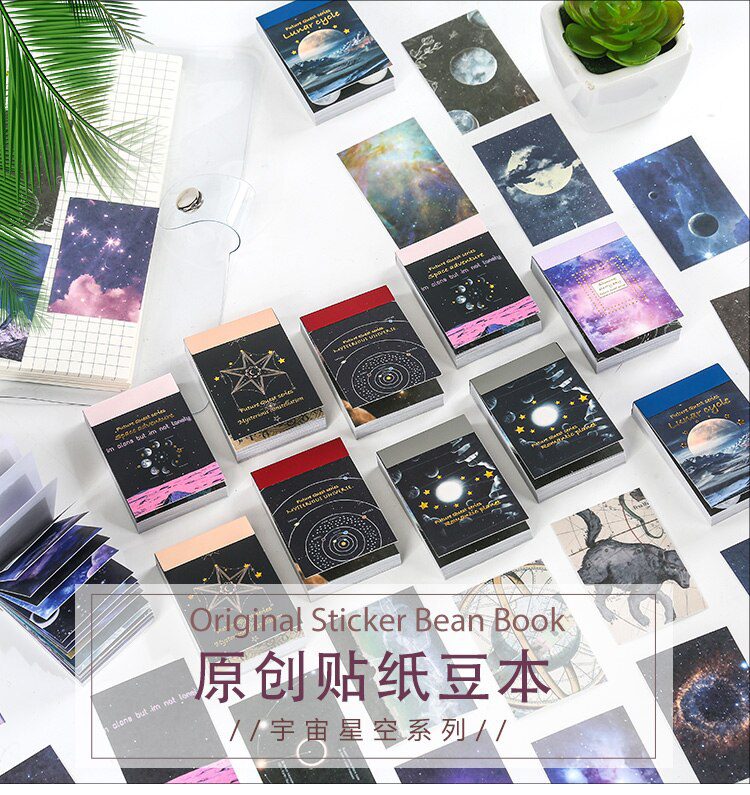 50pcs/1lot Kawaii Stationery Stickers cosmic starry sky Diary Planner junk journal Stickers Scrapbook Craft Sticker 50pcs/1lot Kawaii Stationery Stickers cosmic starry sky Diary Planner junk journal Stickers Scrapbook Craft Sticker
