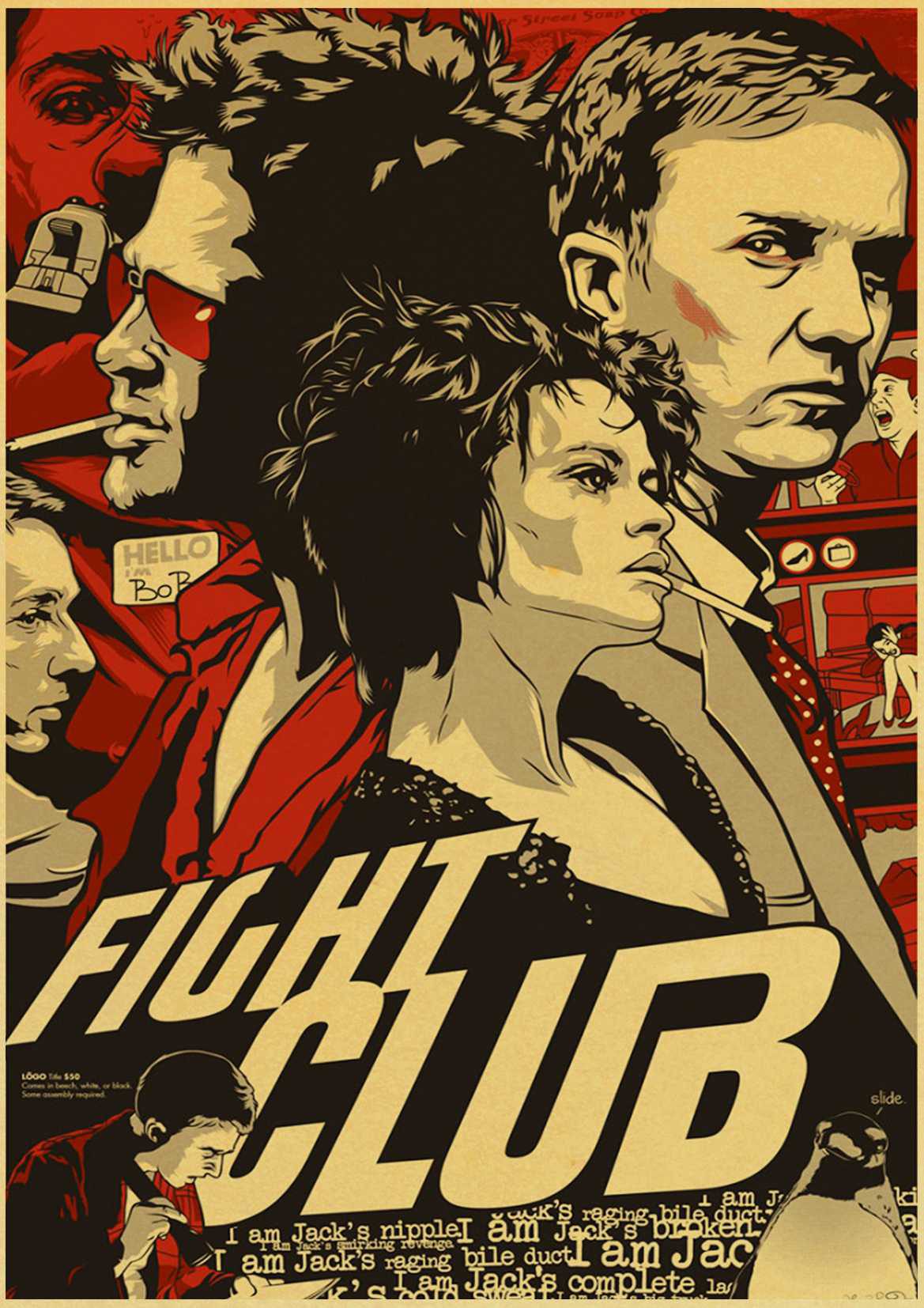 Classic Movie Posters Pulp Fiction Back To The Future Kill Bill Retro Kraft Paper Vintage Room Bar Cafe Decor Art Wall Painting