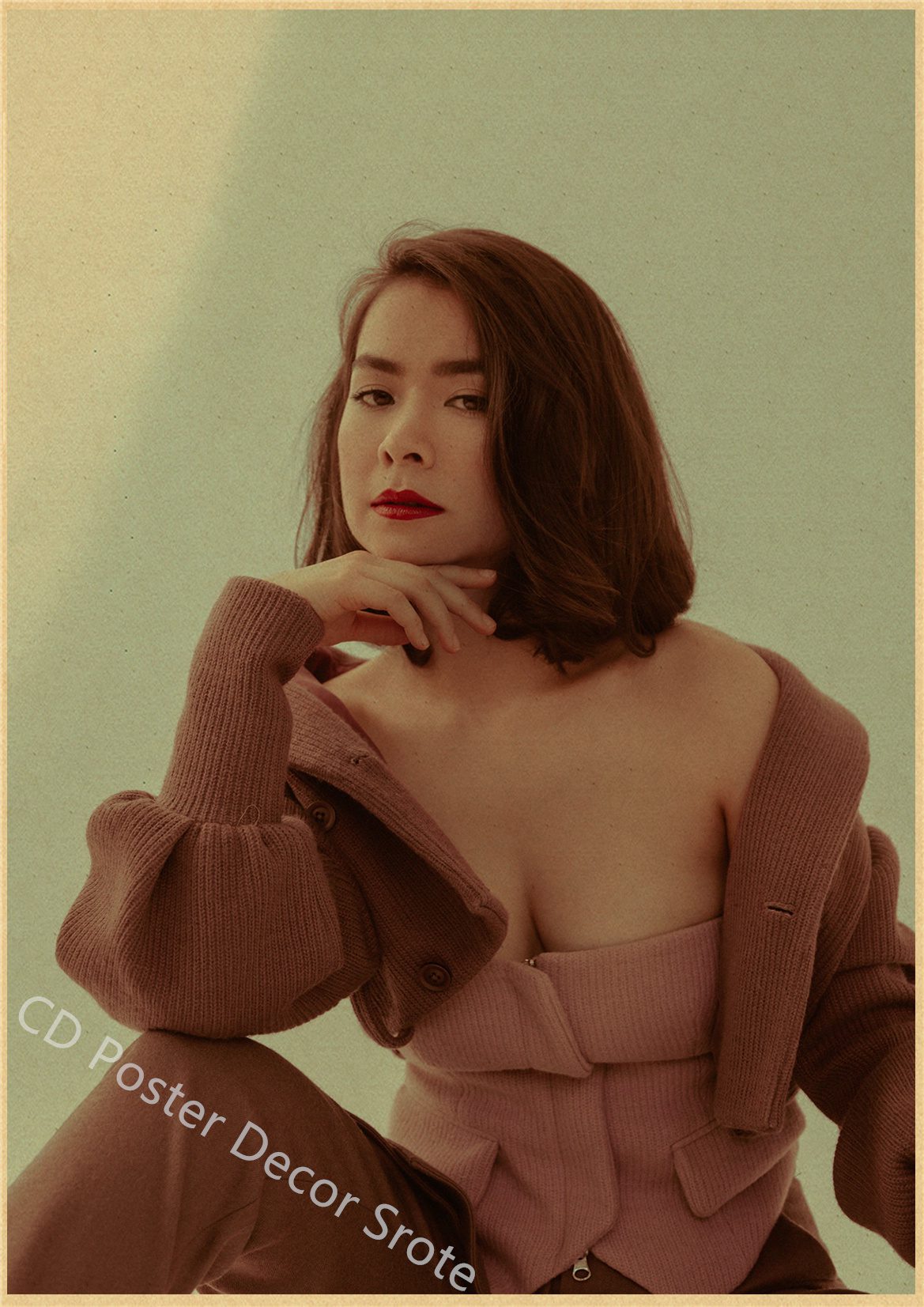 Hip Hop Singer Mitski Vintage Poster Lush Bury Me At Makeout Creek Kraft Paper Prints Home Room Bar Cafe Decor Art Wall Painting