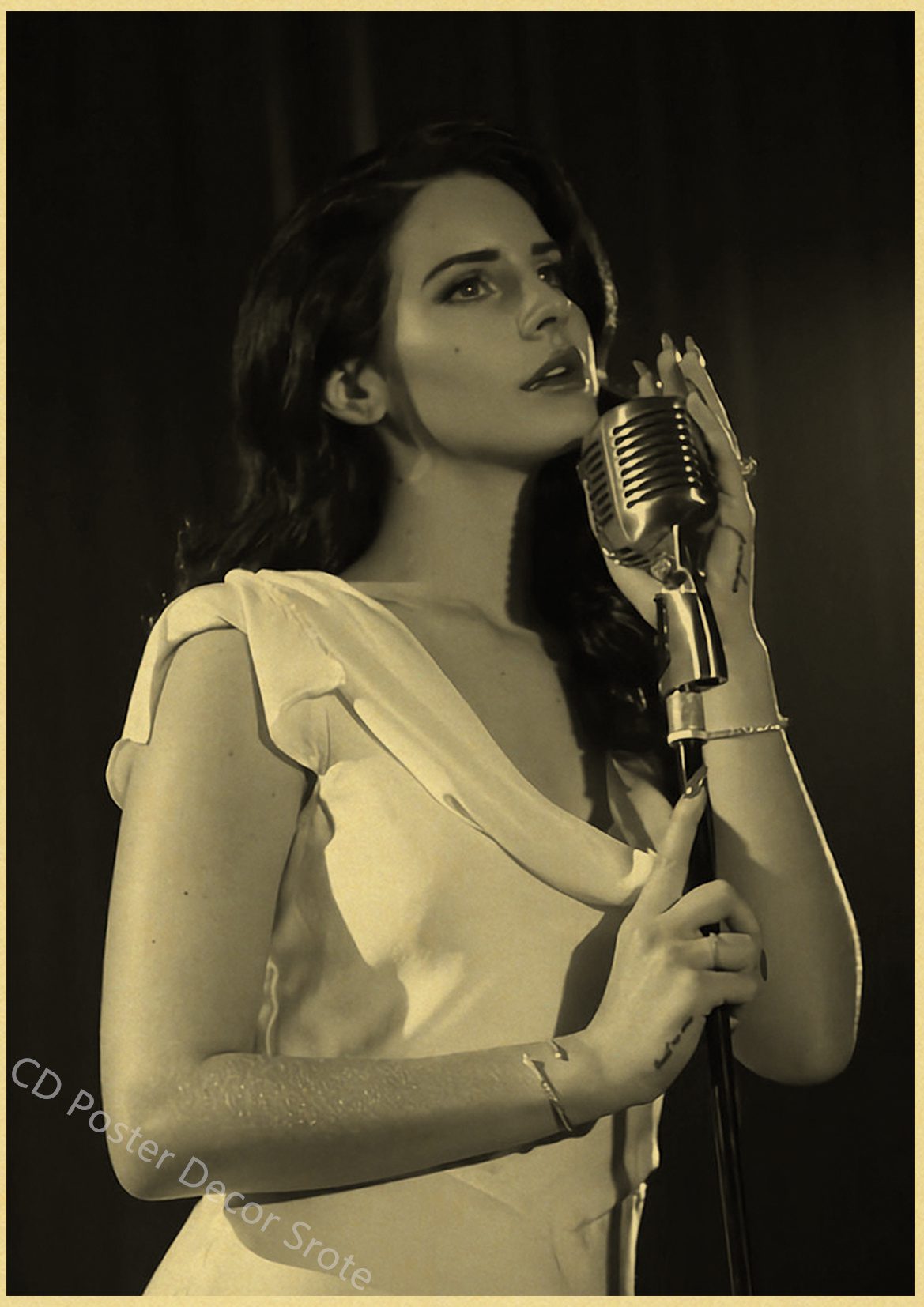 Singer Lana Del Rey Poster Retro Kraft Paper Prints and Posters Home Room Bar Cafe Decor Born To Die Art Wall Painting Picture Singer Lana Del Rey Poster Retro Kraft Paper Prints and Posters Home Room Bar Cafe Decor Born To Die Art Wall Painting Picture