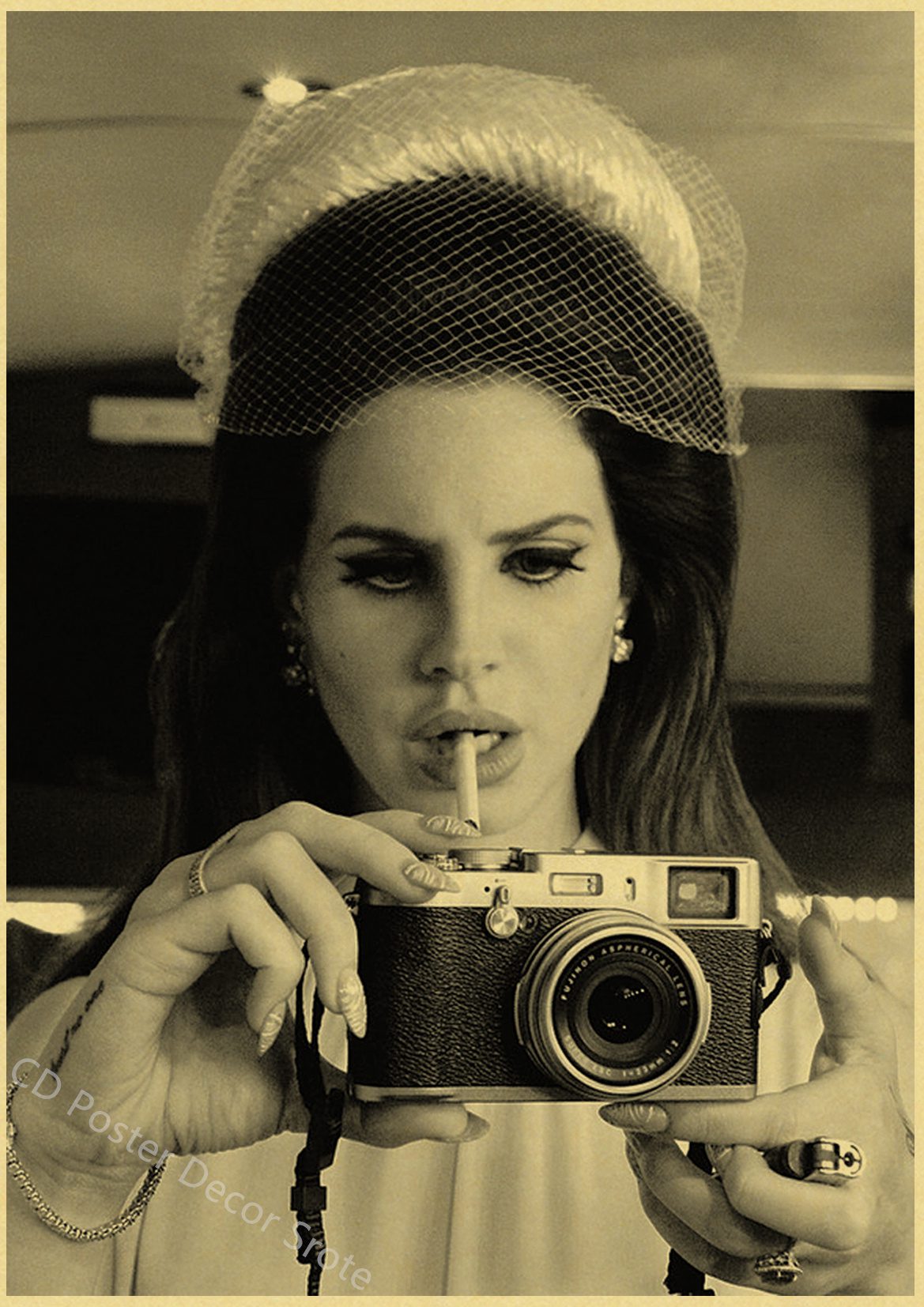 Singer Lana Del Rey Poster Retro Kraft Paper Prints and Posters Home Room Bar Cafe Decor Born To Die Art Wall Painting Picture Singer Lana Del Rey Poster Retro Kraft Paper Prints and Posters Home Room Bar Cafe Decor Born To Die Art Wall Painting Picture