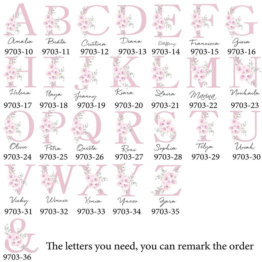 Custom Baby Name Nursery Poster Personalized Canvas Painting Print Pink Flower Animals Wall Art for Girls Bedroom Pictures Decor Custom Baby Name Nursery Poster Personalized Canvas Painting Print Pink Flower Animals Wall Art for Girls Bedroom Pictures Decor