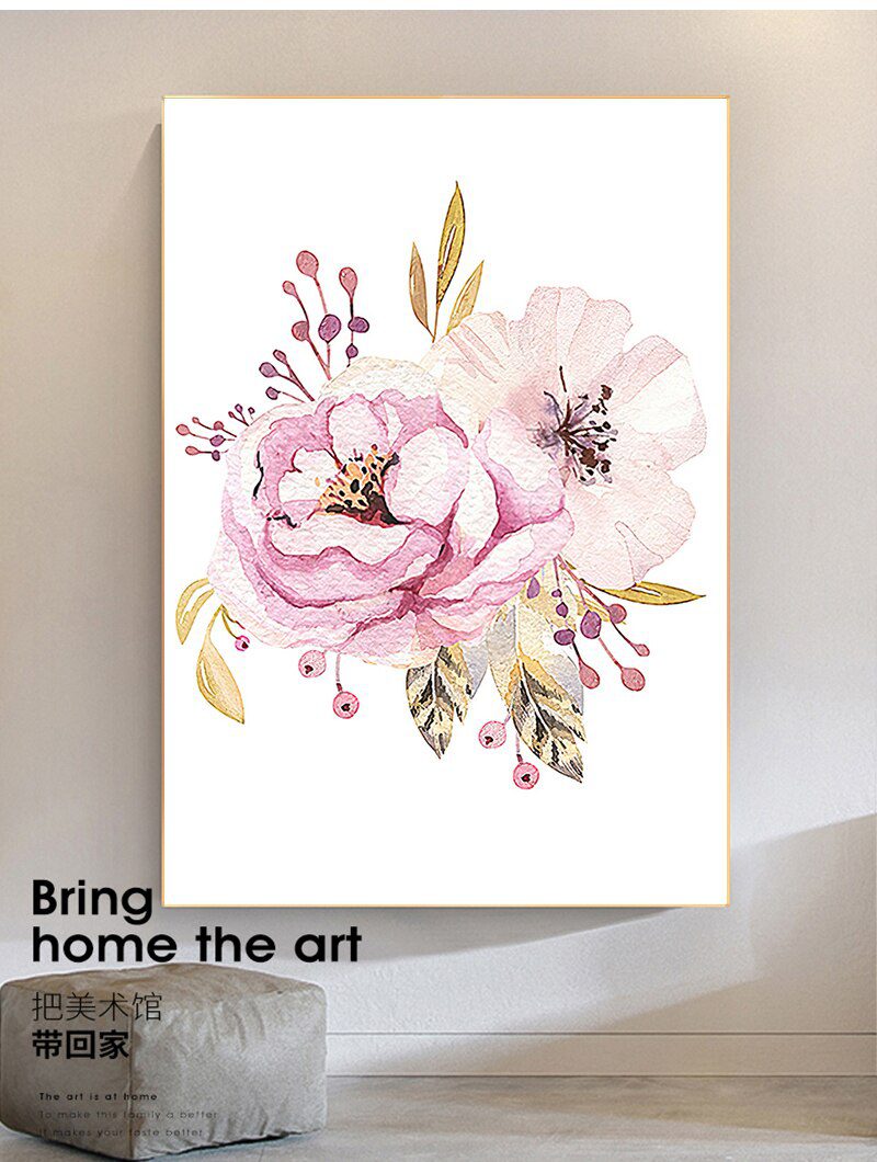 Art Nursery Prints Wall Painting Kids Bedroom Decor Custom Girl Name Baby Poster Peony Pictures Flowers Canvas Painting Wall Art Nursery Prints Wall Painting Kids Bedroom Decor Custom Girl Name Baby Poster Peony Pictures Flowers Canvas Painting Wall