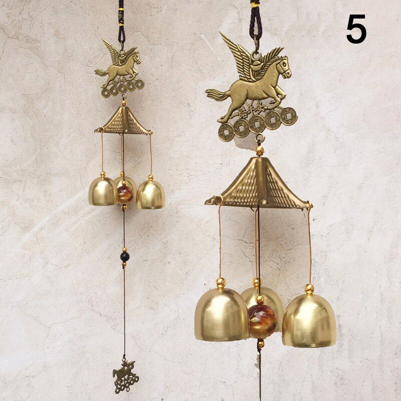 1Pcs Antique Wind Chime Copper Yard Garden Outdoor Living Decoration Metal Wind Chimes Outdoor Chinese Oriental Lucky Metal Win 1Pcs Antique Wind Chime Copper Yard Garden Outdoor Living Decoration Metal Wind Chimes Outdoor Chinese Oriental Lucky Metal Win
