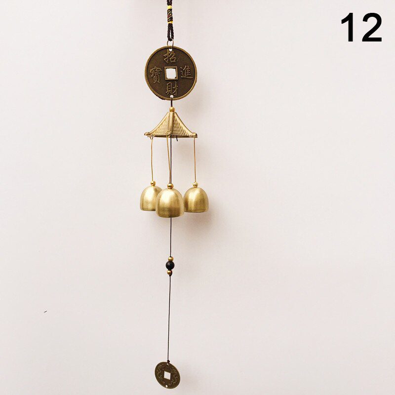 1Pcs Antique Wind Chime Copper Yard Garden Outdoor Living Decoration Metal Wind Chimes Outdoor Chinese Oriental Lucky Metal Win 1Pcs Antique Wind Chime Copper Yard Garden Outdoor Living Decoration Metal Wind Chimes Outdoor Chinese Oriental Lucky Metal Win