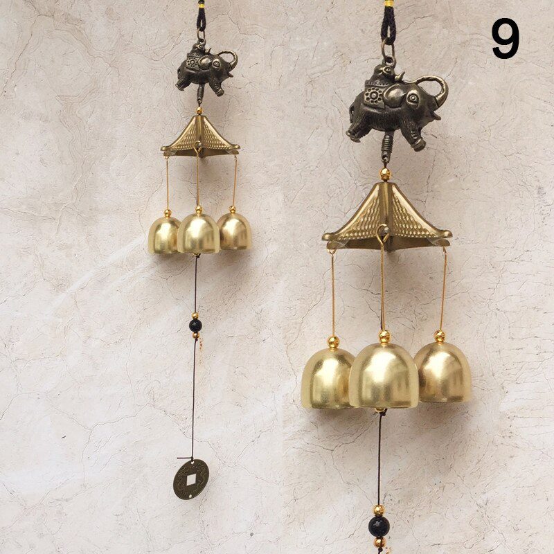 1Pcs Antique Wind Chime Copper Yard Garden Outdoor Living Decoration Metal Wind Chimes Outdoor Chinese Oriental Lucky Metal Win 1Pcs Antique Wind Chime Copper Yard Garden Outdoor Living Decoration Metal Wind Chimes Outdoor Chinese Oriental Lucky Metal Win