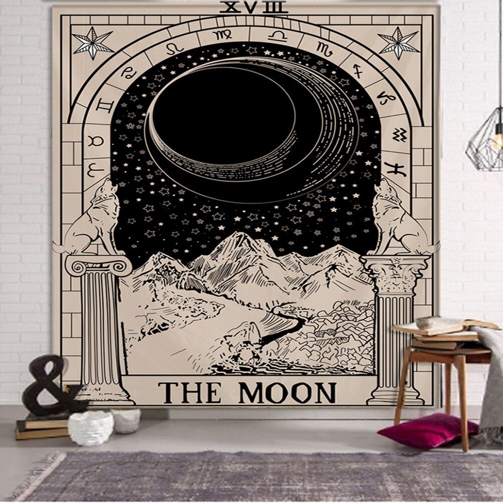 Mandala Tapestry White Black Sun And Moon Tapestry Wall Hanging Tarot Hippie Wall Rugs Dorm Decor Blanket Mandala Tapestry White Black Sun And Moon Tapestry Wall Hanging Tarot Hippie Wall Rugs Dorm Decor Blanket