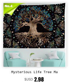 Mandala Tapestry White Black Sun And Moon Tapestry Wall Hanging Tarot Hippie Wall Rugs Dorm Decor Blanket