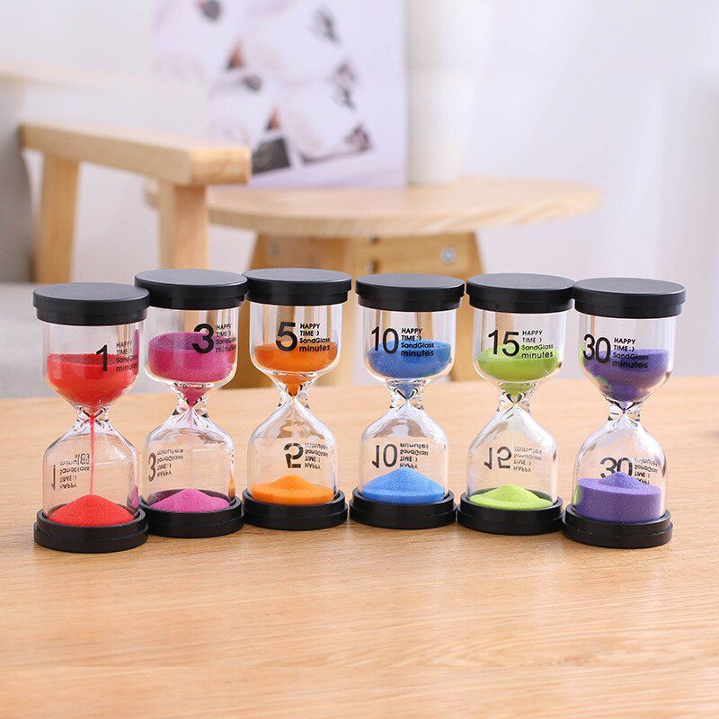 1/3/5/10/15/30/60 Hourglass Minutes Sand Watch Sandglass Timer Watch Clock Gift Children Sand Timer Hour Home Decoration