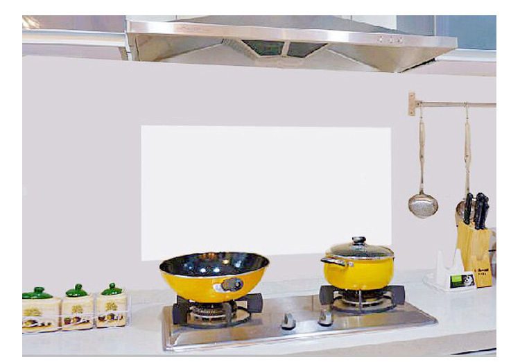 1Pc Kitchen Oil Proof Wall Sticker 90X60cm Heat-resistant Wallpaper Clear Self Adhesive Film Waterproof Paper Home Decoration