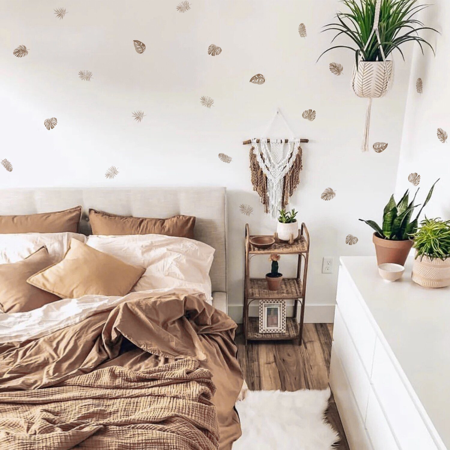 Boho Hearts Creative Wall Sticker For Children Baby Girls Boys Room Nursery Wall Art Decals Vinyl  Mural Kids Bedroom Home Decor