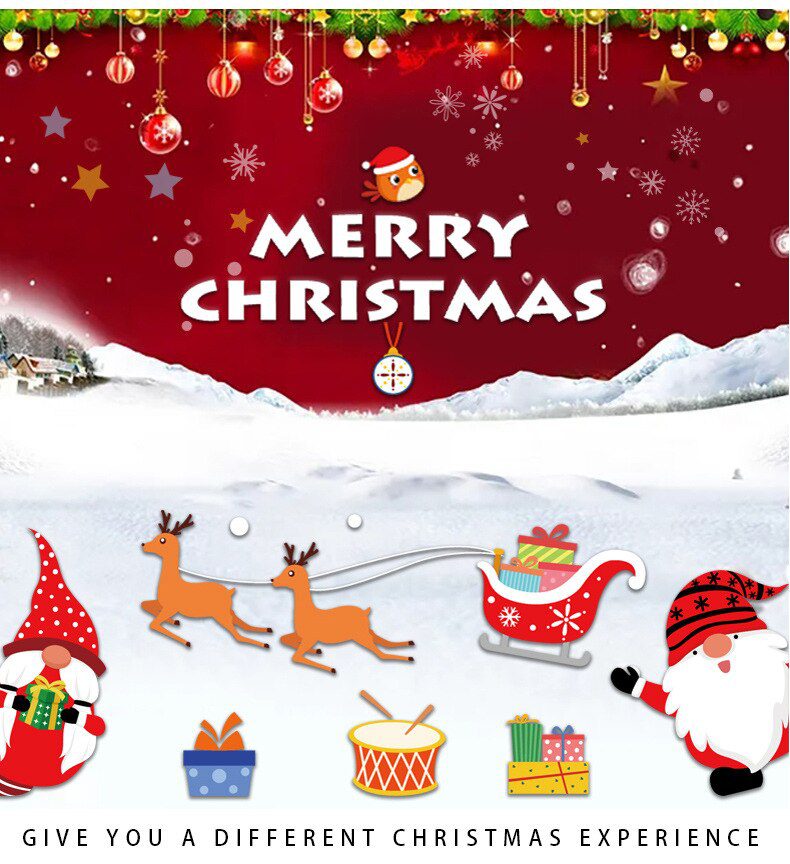 Christmas Decoration Window Stickers Santa Claus Christmas Tree Wall Stickers Decoration Xmas Decals Window Clings Stickers Christmas Decoration Window Stickers Santa Claus Christmas Tree Wall Stickers Decoration Xmas Decals Window Clings Stickers