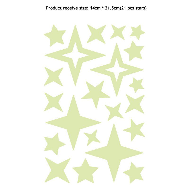 3D Bubble Luminous Stars Moon Dots Wall Stickers For Kids Room Bedroom Home Decoration Glow In The Dark DIY Combination Decals