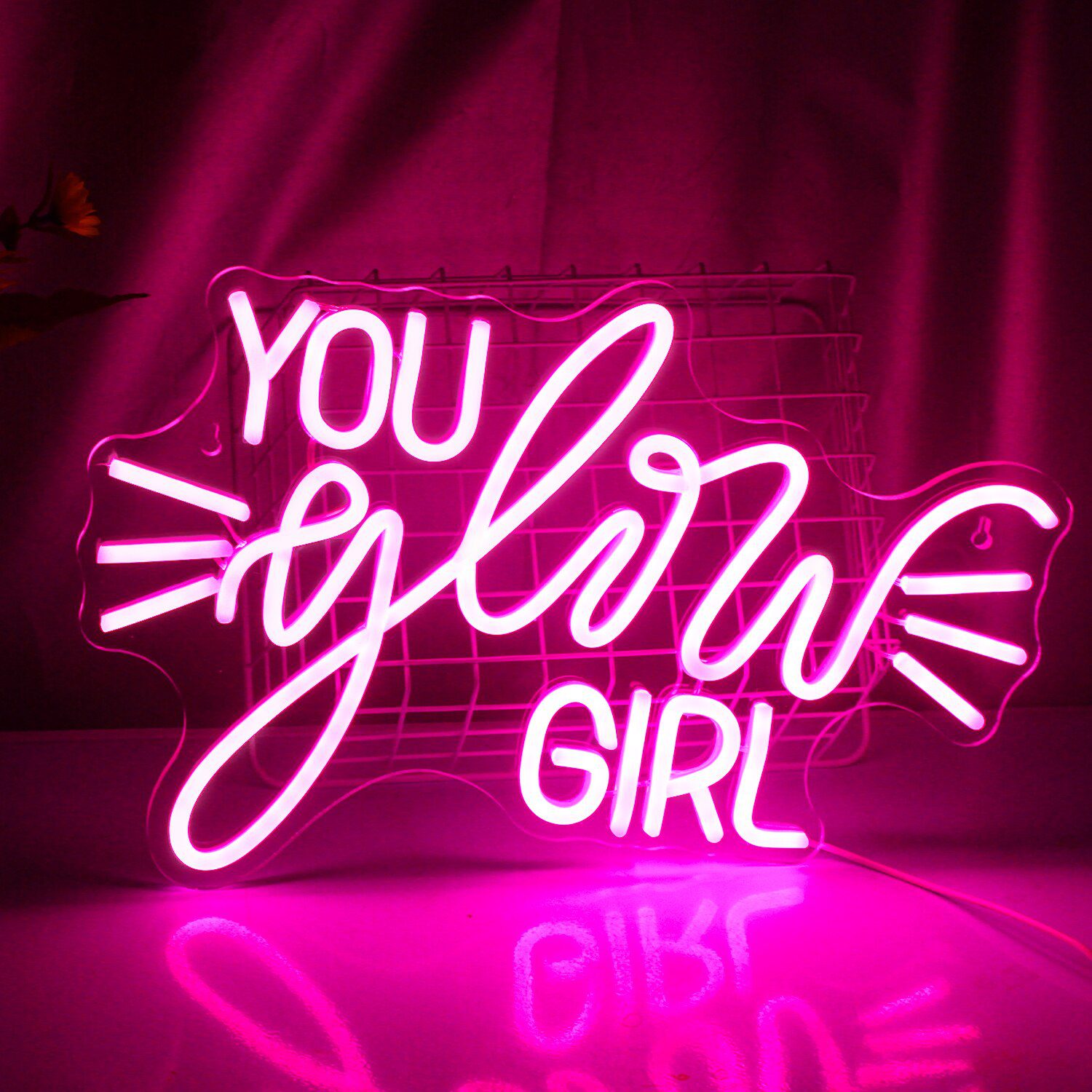 Ineonlife You Glow Girl Neon Sign Custom Led Light Wedding Engagement Ornament Birthday Party Bar Acrylic Art Wall Decorate Gift Ineonlife You Glow Girl Neon Sign Custom Led Light Wedding Engagement Ornament Birthday Party Bar Acrylic Art Wall Decorate Gift
