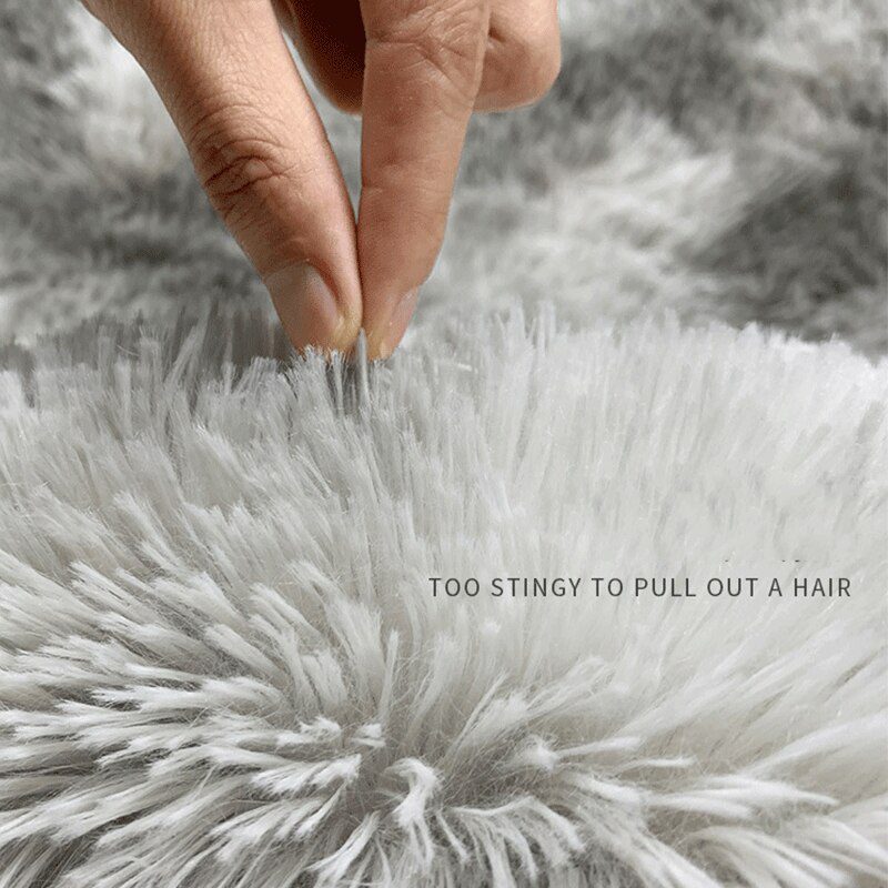 Fluffy Large Carpet Living Room Plush Lounge Rug in The Bedroom Floor Mat Soft Velvet Carpets For Children Kids Decoration
