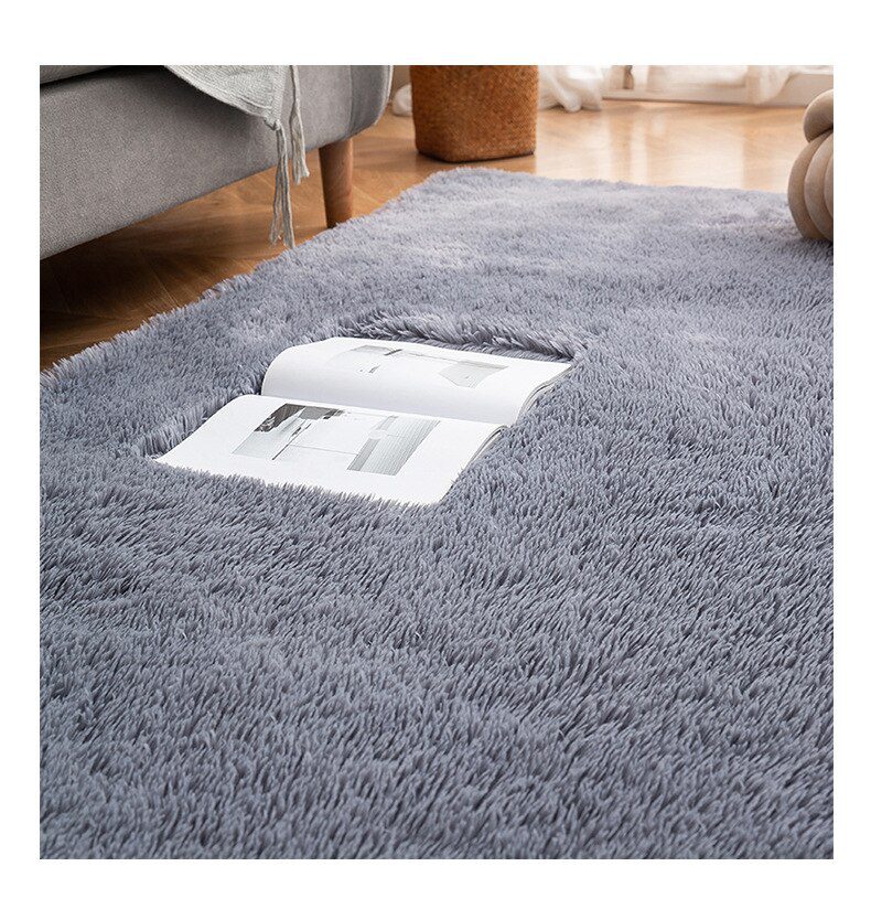 Fluffy Large Carpet Living Room Plush Lounge Rug in The Bedroom Floor Mat Soft Velvet Carpets For Children Kids Decoration