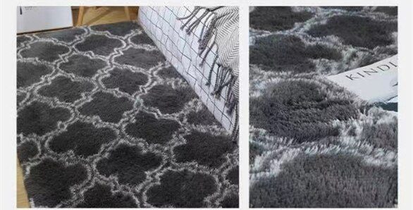 Plush Carpet Suitable For Living Room White Soft Fluffy Carpets Bedroom Bathroom Non-slip Thicken Floor Mat Teen Room Decoration
