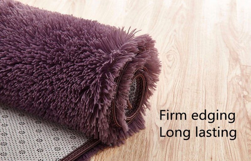 Rainbow Carpet Gradient Tie-dye Plush Rug Living Room Coffee Table Pad Carpet Bedroom Bedside Bay Window Rug Baby Crawling Mat