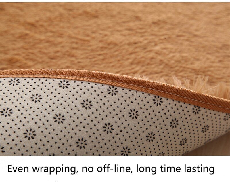 Rainbow Carpet Gradient Tie-dye Plush Rug Living Room Coffee Table Pad Carpet Bedroom Bedside Bay Window Rug Baby Crawling Mat