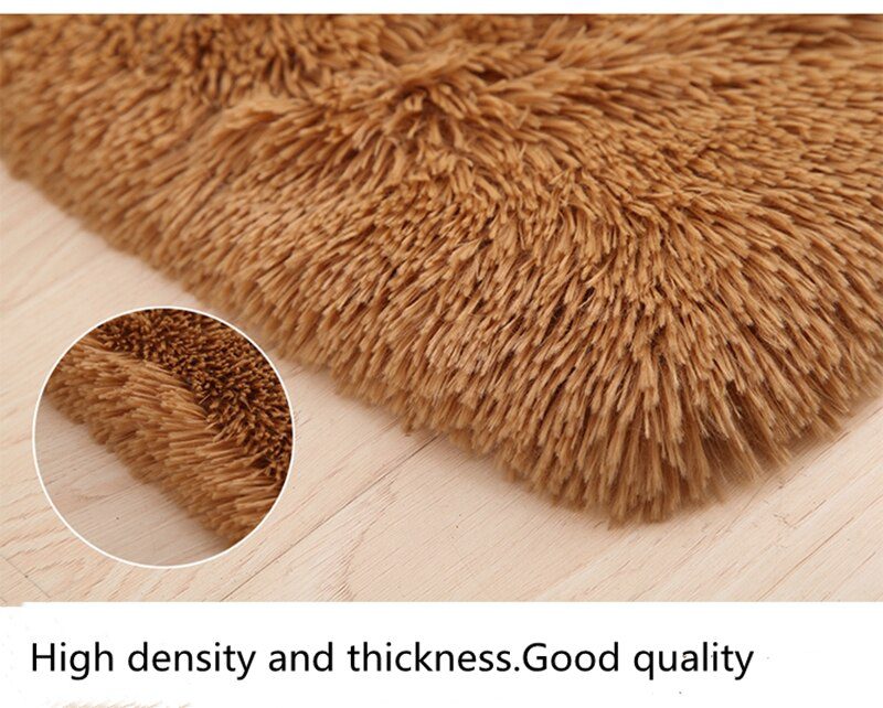 Rainbow Carpet Gradient Tie-dye Plush Rug Living Room Coffee Table Pad Carpet Bedroom Bedside Bay Window Rug Baby Crawling Mat