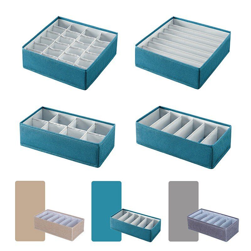 Fashion Underwear Bra Storage Box Underwear Organizer Box Panty Socks Compartment Storage Box Drawer Storage Box Home Storage