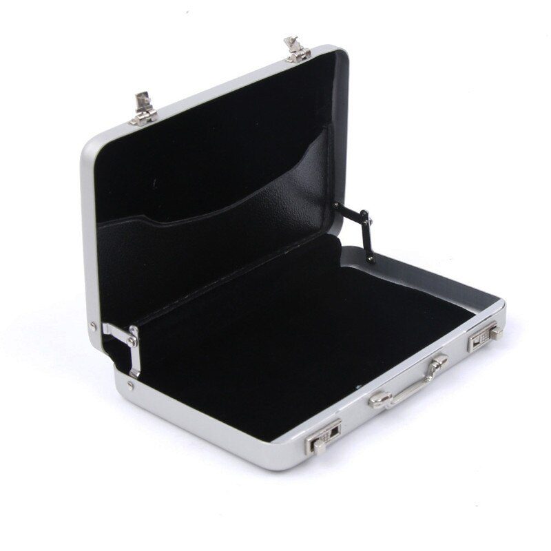 Aluminum Storage Box Business ID Credit Card Holder Mini Suitcase Bank Card Box Holder 2022 New Jewelry Case Rectangle Organizer