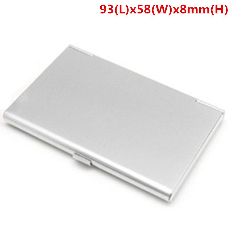 Aluminum Storage Box Business ID Credit Card Holder Mini Suitcase Bank Card Box Holder 2022 New Jewelry Case Rectangle Organizer
