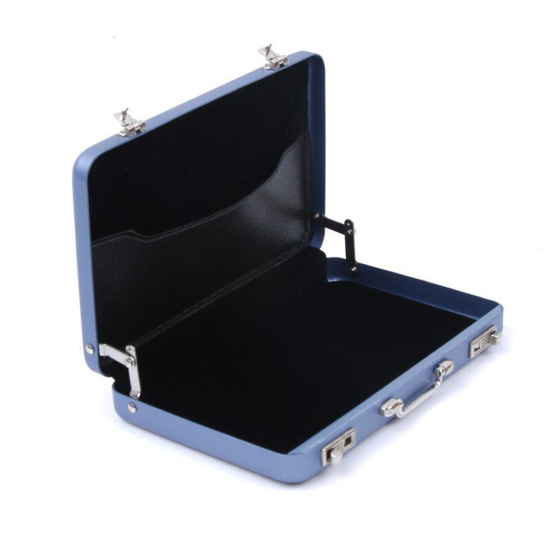 Aluminum Storage Box Business ID Credit Card Holder Mini Suitcase Bank Card Box Holder 2022 New Jewelry Case Rectangle Organizer