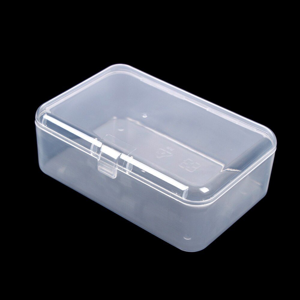 Top Selling Transparent Plastic Storage Box Clear Square Multipurpose Display Case Plastic Jewelry Storage Boxes Multiple Sizes