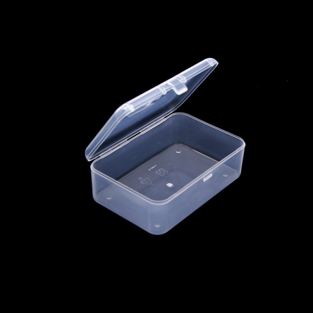 Top Selling Transparent Plastic Storage Box Clear Square Multipurpose Display Case Plastic Jewelry Storage Boxes Multiple Sizes