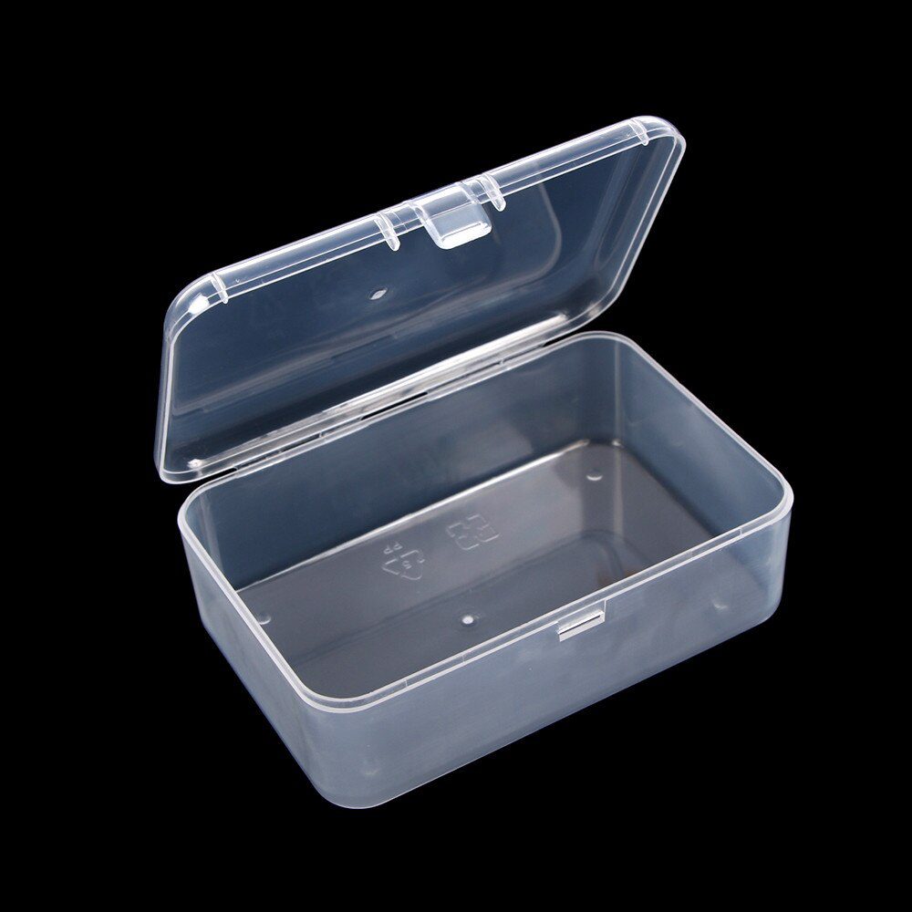 Top Selling Transparent Plastic Storage Box Clear Square Multipurpose Display Case Plastic Jewelry Storage Boxes Multiple Sizes