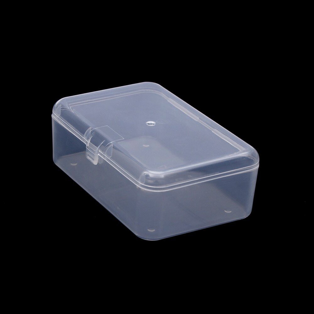Top Selling Transparent Plastic Storage Box Clear Square Multipurpose Display Case Plastic Jewelry Storage Boxes Multiple Sizes
