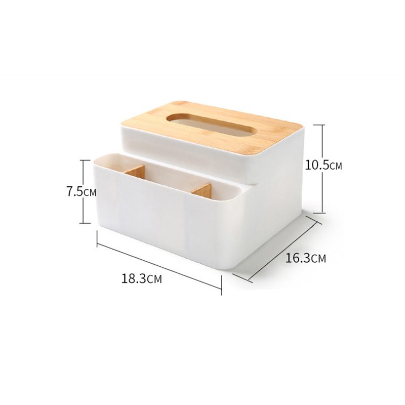 Multi-function Storage Box TV Air Conditioner Remote Control Organizer Practical Tissue Box Home Cosmetic Storage Box