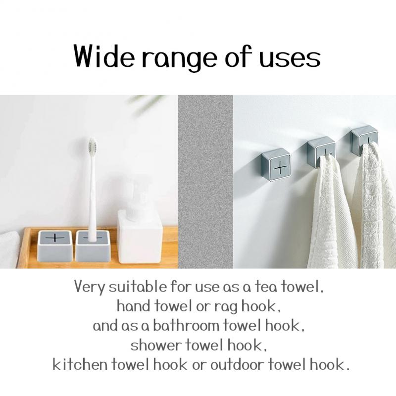 Self Adhesive Towel Plug Holder Wall Mounted Bathroom Towel Hook Storage Rack Waterproof Kitchen Rag Dishcloth Clip Organizer Self Adhesive Towel Plug Holder Wall Mounted Bathroom Towel Hook Storage Rack Waterproof Kitchen Rag Dishcloth Clip Organizer