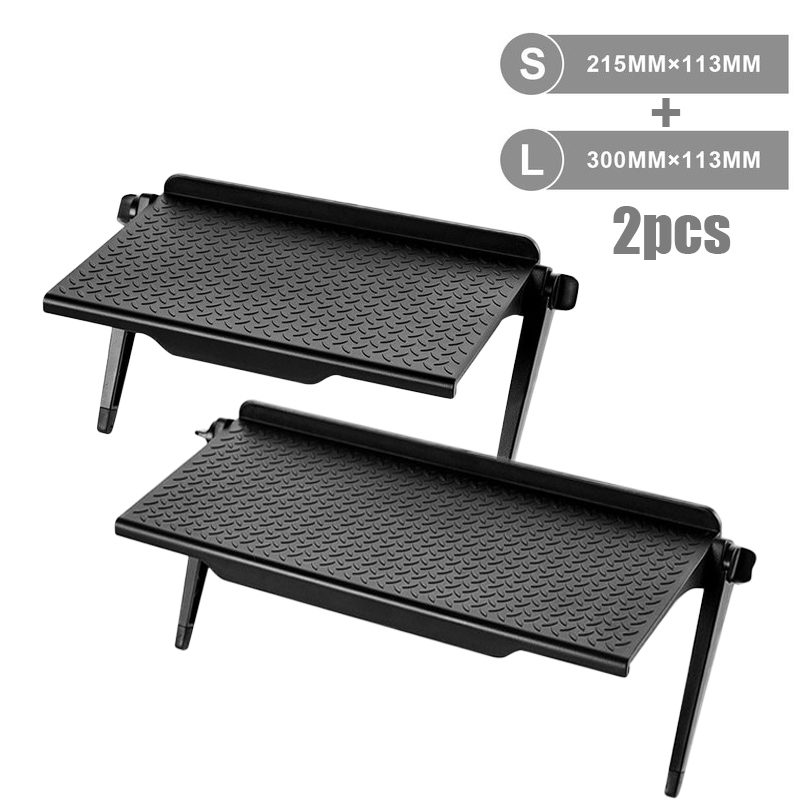2PCS Screen Top Storage Shelf Holder Rack TV Monitor Organizer Practical Home Storage Computer Office Multi-functional Organizer