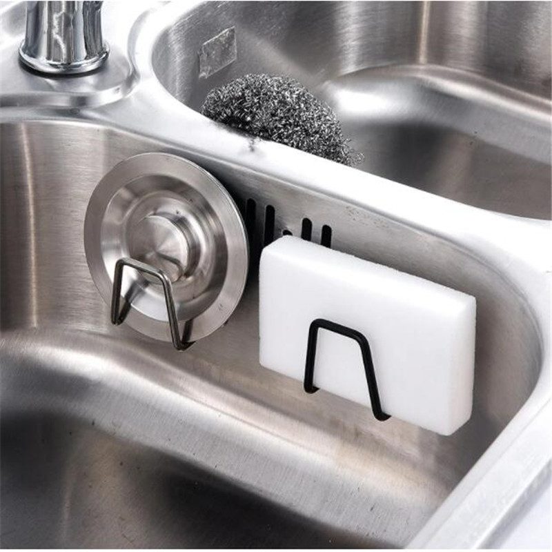 Kitchen Stainless Steel Sink Shelf Sponges Holders Adhesive Drain Drying Rack Kitchen Wall Hooks Accessories Storage Organizer Kitchen Stainless Steel Sink Shelf Sponges Holders Adhesive Drain Drying Rack Kitchen Wall Hooks Accessories Storage Organizer